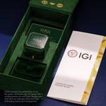 IGI Certified Lab-Grown Round Brilliant Cut Diamond - Solitaire Classic Engagement Ring 14K Yellow Gold Plated (Includes IGI Certification from International Gemological Institute)