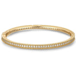 Classic Bangle Bracelet Tarnish-resistant Silver Bracelet In 14K Gold Plated