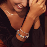 Sterling Silver 4mm Zirconia Classic Tennis Bracelet with Extender Chain In 14K Gold Plated