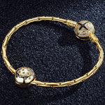 Romantic Starry Tarnish-resistant Silver Clips In 14K Gold Plated