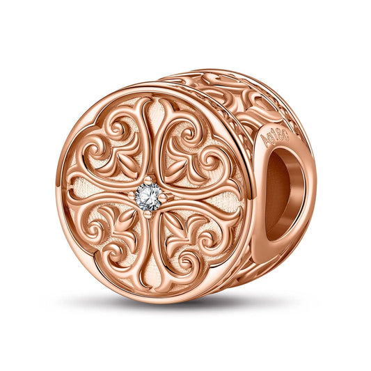 gona- Versailles Ball Tarnish-resistant Silver Charms In Rose Gold Plated