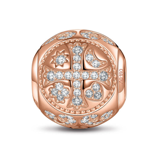 gona- Rose Gold Amulet Tarnish-resistant Silver Charms In Rose Gold Plated