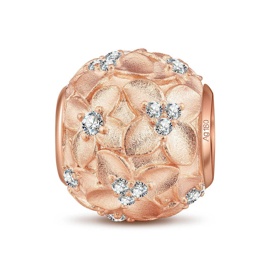 gona- Eternal Four Shots Tarnish-resistant Silver Charms In Rose Gold Plated