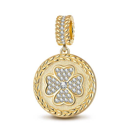 gona- The Treaty Of Versailles Tarnish-resistant Silver Dangle Charms In 14K Gold Plated