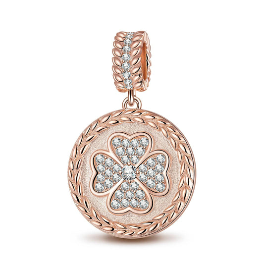 gona- The Treaty Of Versailles Tarnish-resistant Silver Dangle Charms In Rose Gold Plated