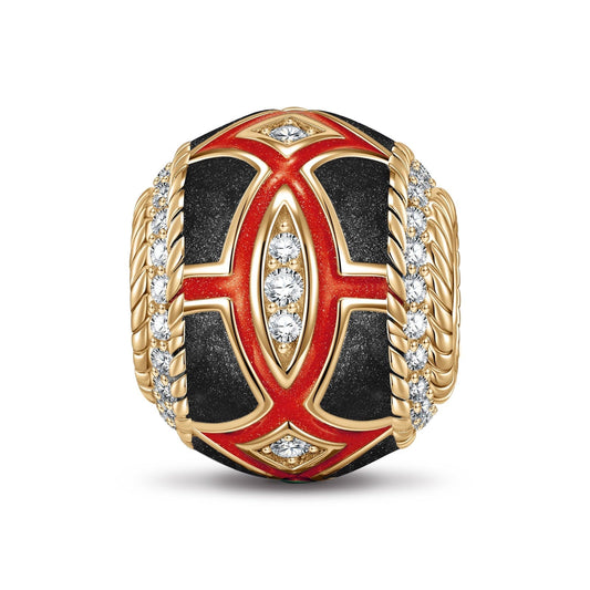 gona- Travel to the Space Tarnish-resistant Silver Charms With Enamel In 14K Gold Plated