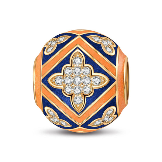gona- The Light of the Church Tarnish-resistant Silver Charms With Enamel In 14K Gold Plated