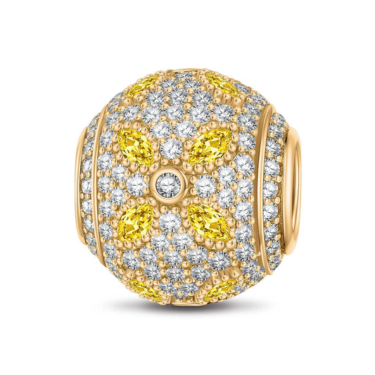 gona- Morning After Rain Tarnish-resistant Silver Charms In 14K Gold Plated