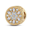 Pear Blossom Tarnish-resistant Silver Charms In 14K Gold Plated