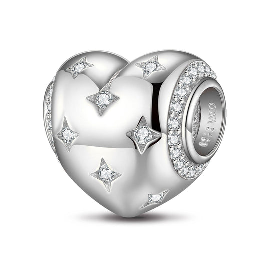 gona- Simple Love Tarnish-resistant Silver Charms In White Gold Plated