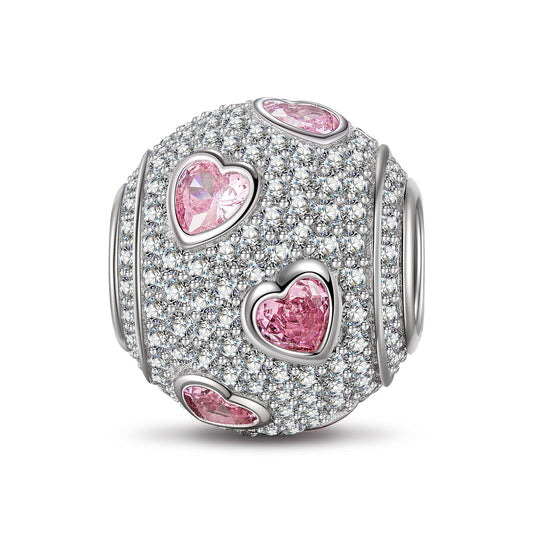 gona- Little Sweetheart Tarnish-resistant Silver Charms In White Gold Plated