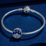 Basilica of the Sacred Heart Tarnish-resistant Silver Charms With Enamel In White Gold Plated