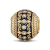 XL Size Glory Tarnish-resistant Silver Charms With Enamel In 14K Gold Plated For Men