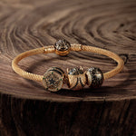 XL Size Leader Tarnish-resistant Silver Charms With Enamel In 14K Gold Plated For Men