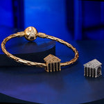 The Madeleine Church Tarnish-resistant Silver Charms In 14K Gold Plated