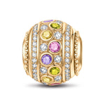 Wheel of Fate Tarnish-resistant Silver Lucky Charms In 14K Gold Plated