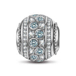 Wheel of Fate Tarnish-resistant Silver Lucky Charms In White Gold Plated