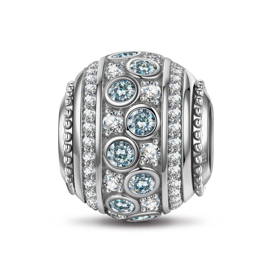 gona- Wheel of Fate Tarnish-resistant Silver Lucky Charms In White Gold Plated