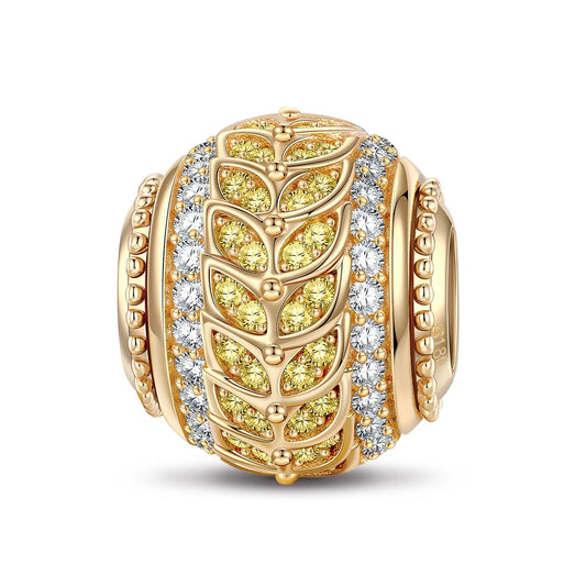 gona- Basil Tarnish-resistant Silver Lucky Charms In 14K Gold Plated