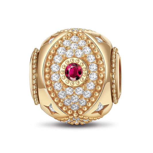 gona- Devil's Eye Tarnish-resistant Silver Lucky Charms In 14K Gold Plated