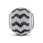 XL Size Tarnish-resistant Silver Charms In Two-Tone Plating For Men