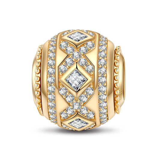 gona- Star Halo Tarnish-resistant Silver Lucky Charms In 14K Gold Plated