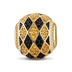 XL Size Tarnish-resistant Silver Charms In Two-Tone Plating For Men
