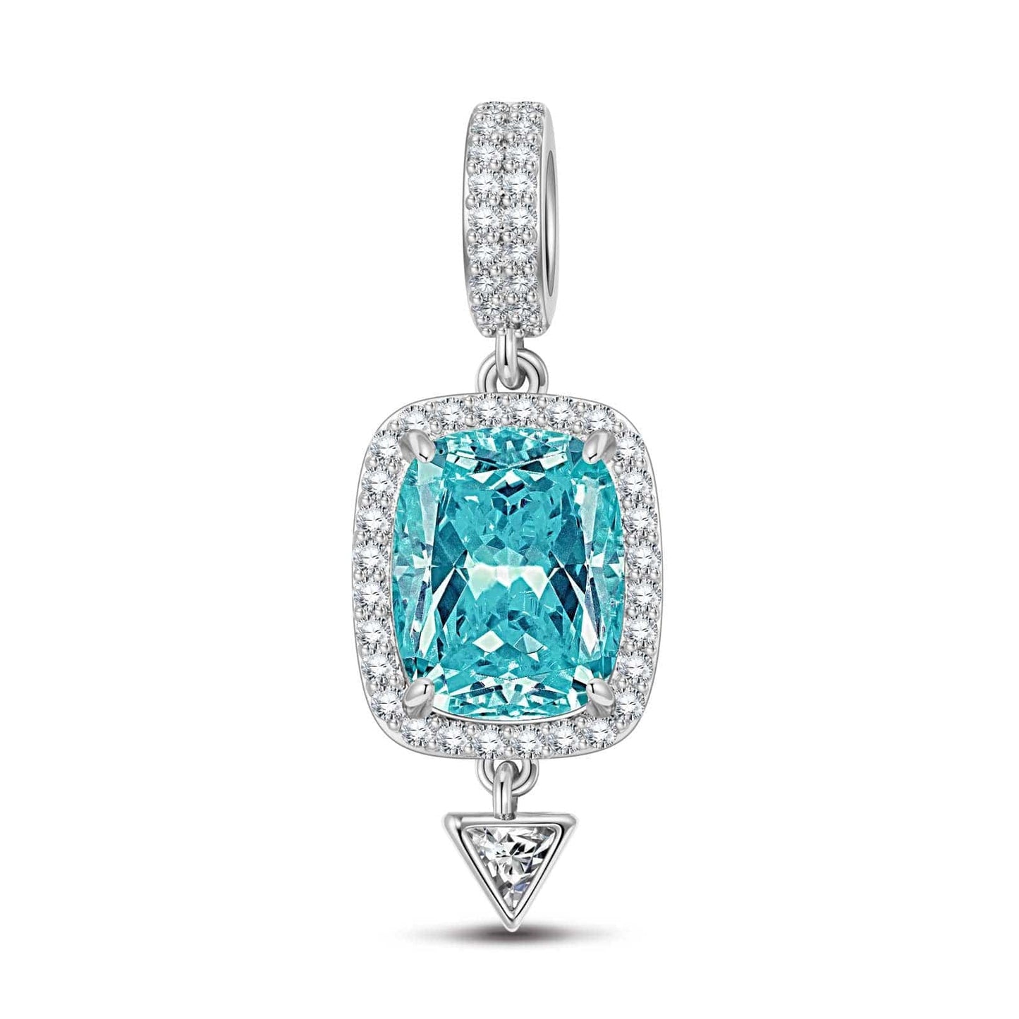 Metropolitan Muse Tarnish-resistant Silver Dangle Charms In White Gold Plated