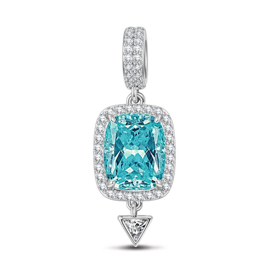 gona- Metropolitan Muse Tarnish-resistant Silver Dangle Charms In White Gold Plated