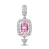 Metropolitan Muse Tarnish-resistant Silver Dangle Charms In White Gold Plated
