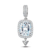 Metropolitan Muse Tarnish-resistant Silver Dangle Charms In White Gold Plated