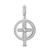 Sacred Overflow Tarnish-resistant Silver Dangle Charms In White Gold Plated