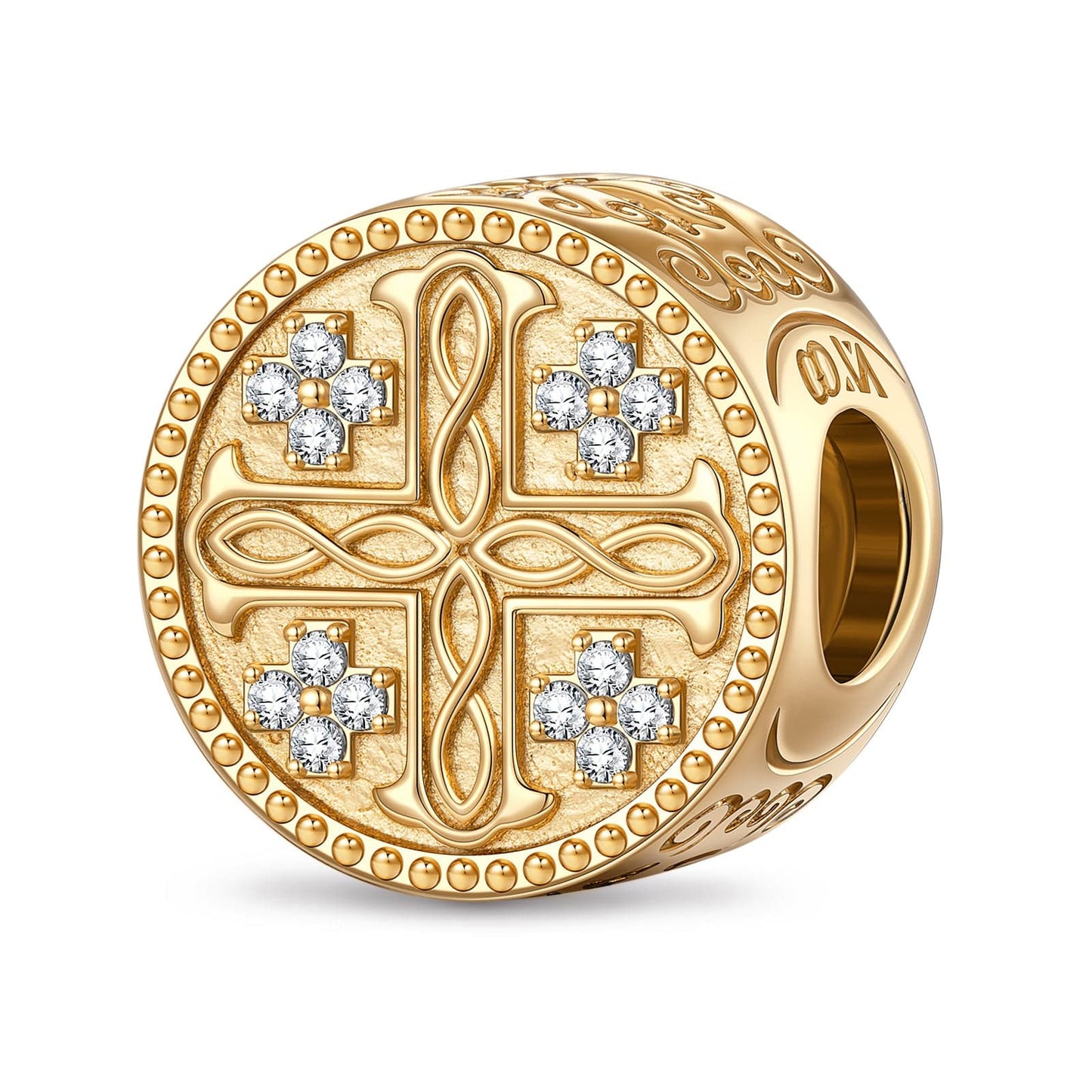 Judgement Tarnish-resistant Silver Charms In 14K Gold Plated