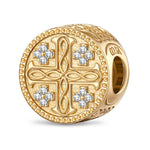Judgement Tarnish-resistant Silver Charms In 14K Gold Plated
