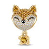 Clever Little Fox Tarnish-resistant Silver Animal Dangle Charms In 14K Gold Plated - Heartful Hugs Collection