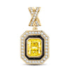 Timeless Glam Tarnish-resistant Silver Dangle Charms In 14K Gold Plated