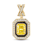 Timeless Glam Tarnish-resistant Silver Dangle Charms In 14K Gold Plated