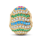 Fresh Start Tarnish-resistant Silver Easter Egg Charms In 14K Gold Plated