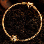 Spring Bliss Tarnish-resistant Silver Easter Egg Charms In 14K Gold Plated