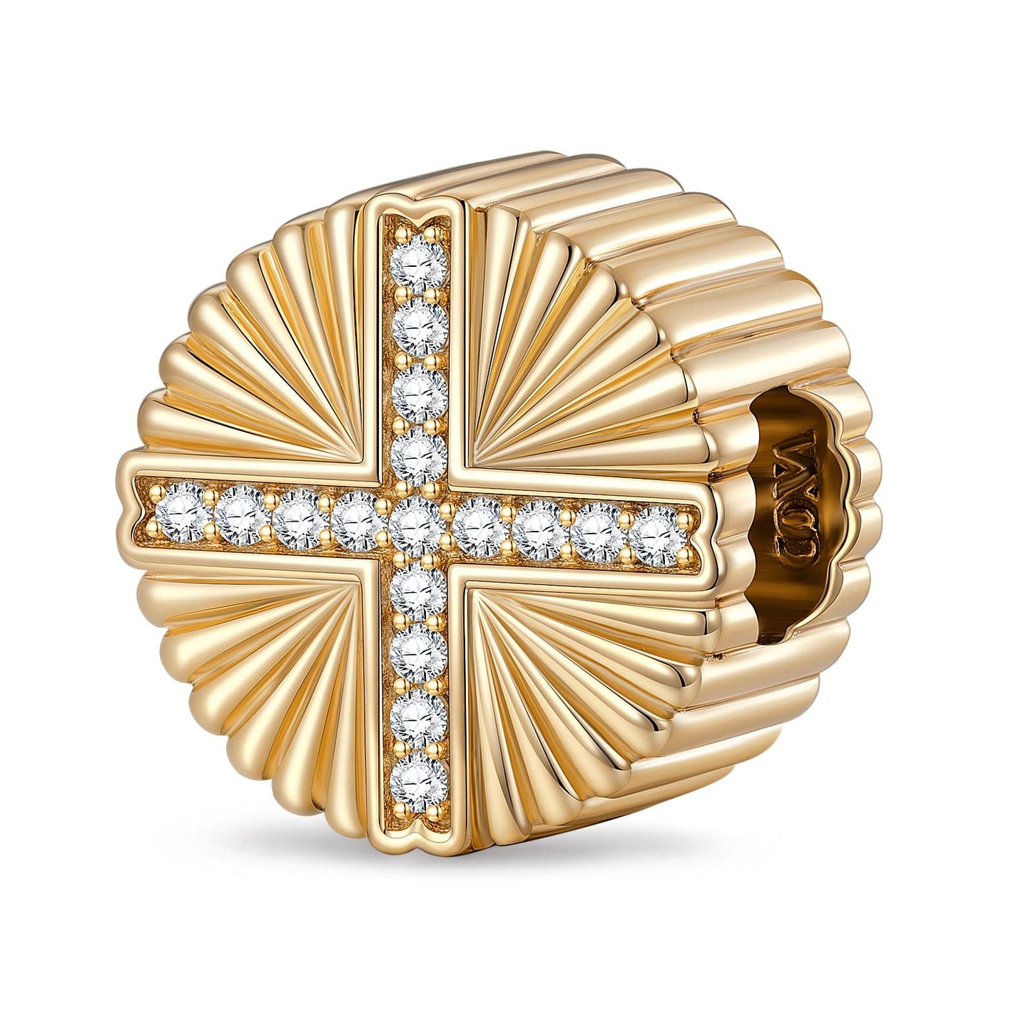 Worship and Belief Tarnish-resistant Silver Charms With Enamel In 14K Gold Plated