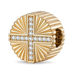 Worship and Belief Tarnish-resistant Silver Charms With Enamel In 14K Gold Plated