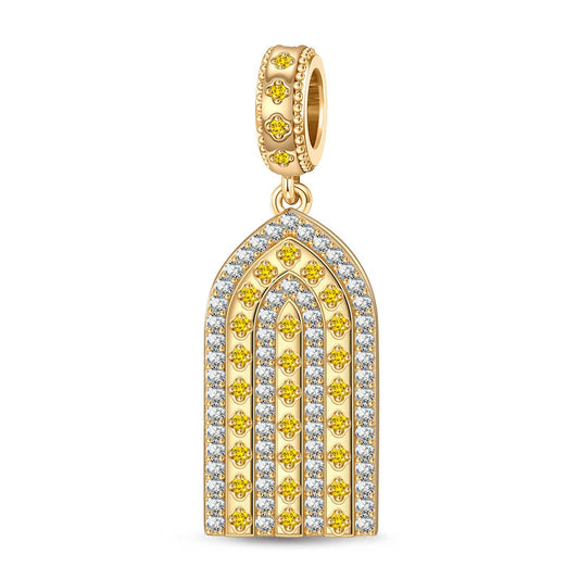 gona- Mysterious Gate Tarnish-resistant Silver Charms In 14K Gold Plated