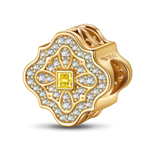 gona- Exquisite Grace Tarnish-resistant Silver Charms In 14K Gold Plated