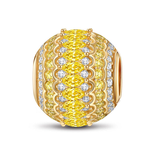 gona- Harvest Glow Tarnish-resistant Silver Charms In 14K Gold Plated