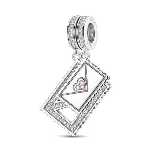 gona- Dream Big, Fly High Tarnish-resistant Silver Dangle Charms In White Gold Plated