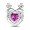 Customizable Engraving My Sweetie Tarnish-resistant Silver Charms In White Gold Plated