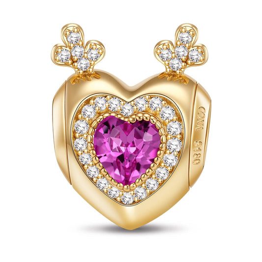 gona- Customizable Engraving My Sweetie Tarnish-resistant Silver Charms In 14K Gold Plated