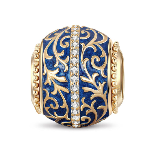 gona- Skyward Vine Tarnish-resistant Silver Charms With Enamel In 14K Gold Plated