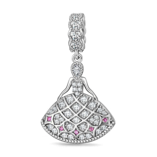 gona- My Princess Tarnish-resistant Silver Dangle Charms In White Gold Plated