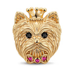 Grace Tzu Tarnish-resistant Silver Charms In 14K Gold Plated